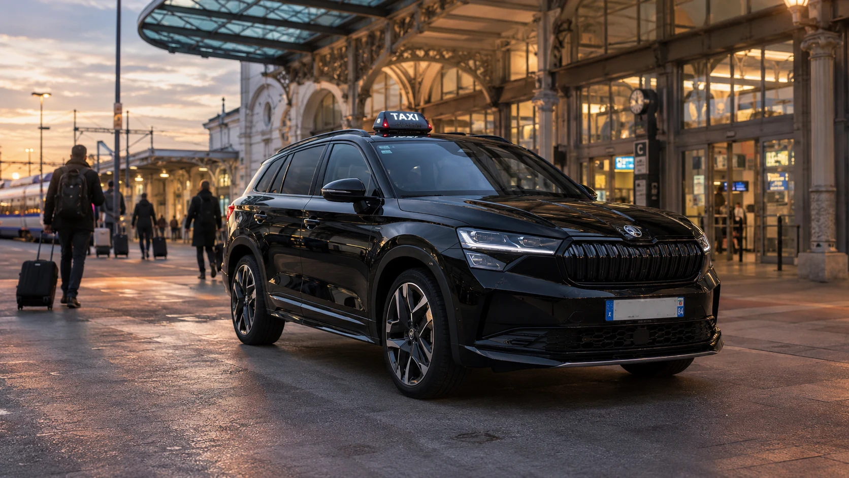 Taxi gare Bollène-La Croisière et gare Orange, transfert avec chauffeur